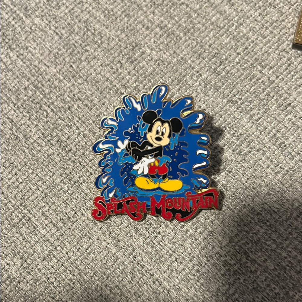Splash Mountain Mickey Mouse Pin